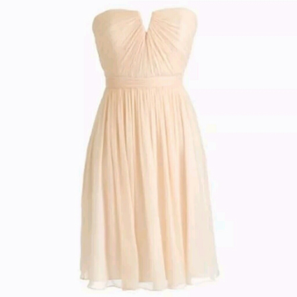 J Crew Nadia Dress in Soft Peach 6